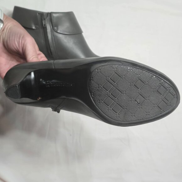 NATURALIZER Gray Booties Boots Women 5.5 M Smooth Cuffed N5 Comfort - Picture 15 of 16